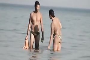 My ally on the beach finds a glamorous sweetheart to hang out