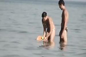 My ally on the beach finds a glamorous sweetheart to hang out