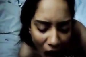 Charming Indian hooker gives me head and positions on camera