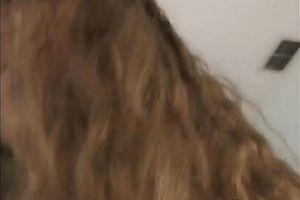 Light haired shaggy beauty Rosa takes BF's jock in mouth for priceless BJ