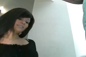 Drilling my wife's constricted arsehole from behind and making homemade movie scene of hardcore anal sex