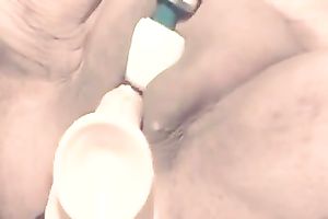 Super bulky kinky sex toy addicted nympho was petting one as well as the other holes