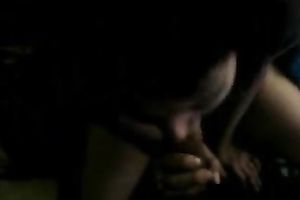 Awesome blowjob from an non-professional Desi milf for her hubby