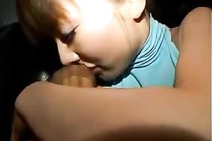 My excited Japanese girlfriend licks her giant sextoy with such great excitement