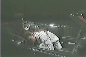 Sultry breasty mature honey blows big dark cock in the car