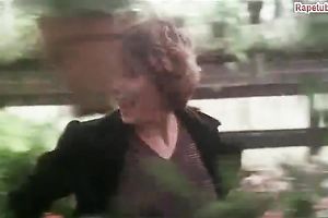 Unwanted outdoor sex with a horny stranger in need for pussy