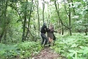 Old woman raped abd abused by two insane villains in the forest