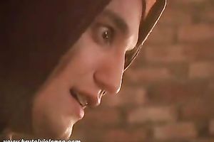 Innocent nun gets raped in a dirty manner by two horny monks