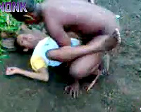 Petite wife gets raped by a brutal black dude on the ground