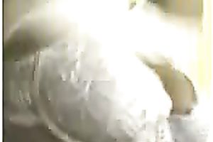 Russian cam doxy Tania flashes her pointer sisters in lacy brassiere