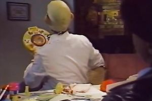 Elegant and marvelous golden-haired sweetheart screwed in a nasty classic porn scene