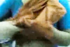 My fantastic Indian dirty slut wife lies on the daybed and I own her from behind