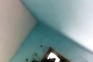 Dark skin South Indian honey eagerly puts dong in her face hole