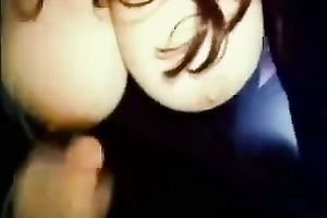 I pickuped this incredible bosomy hottie and got a precious cook jerking