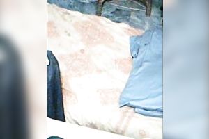 She went to the shower room after a tiny dilettante three-some