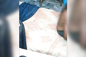 She went to the shower room after a tiny dilettante three-some