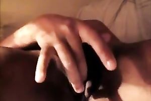 Awesome close-up vid of black love tunnel fingered by her perverted owner