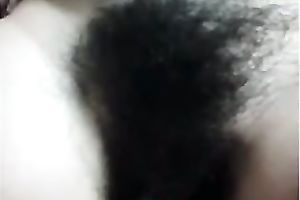 Lusty serious looking livecam dark head bare her rather bushy pussy