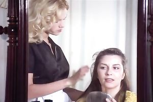 First she reads erotic magazine and then that babe masturbates