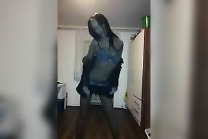 Stunning solo scene with me stripping in front of a camera