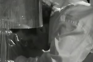 My friend pleasing his girlfriend by playing petting games in daybed