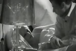 My friend pleasing his girlfriend by playing petting games in daybed