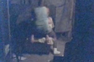 Pounding this white older obese slutwife in the basement