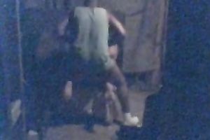 Pounding this white older obese slutwife in the basement