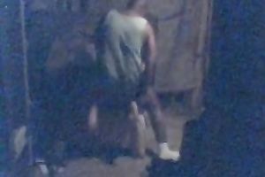 Pounding this white older obese slutwife in the basement