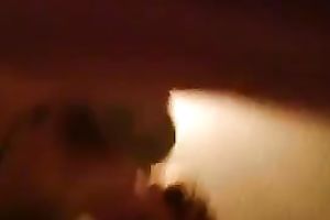 Fat stinky brunette hair whore gives my aroused knob a oral-sex