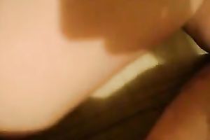 Fat stinky brunette hair whore gives my aroused knob a oral-sex