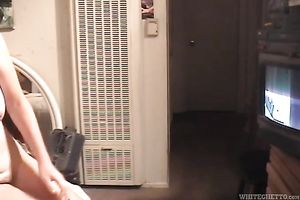 Admirable babe acquires her moist fanny fucked from behind