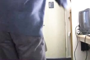 Sexy blond seductress in dark underware eats weenie on web camera