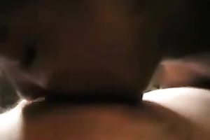 Black beauty with short hair pleases me with good orall-service