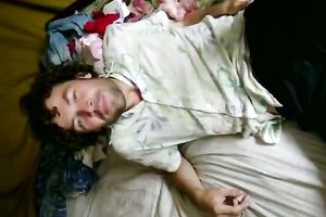 Pale skinned fellow bonks lewd dark penis in hardcore dilettante fuck movie scene