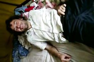 Pale skinned fellow bonks lewd dark penis in hardcore dilettante fuck movie scene