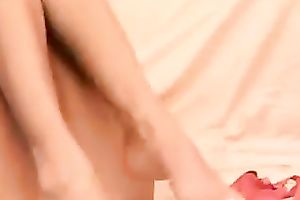 I open my taut wet crack and rub it with my nimble fingers