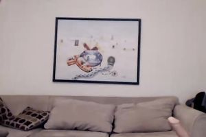 Strong squinted dilettante web camera brunette hair sucked her man's pecker