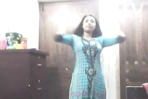 Cute lengthy haired Indian gal shows off in her bright saris