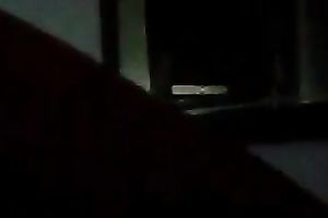 Asian non-professional wench was engulfing weenie in the dirty room on webcam