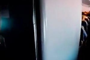 Lusty sweetheart I met on the plane receives her muff and anal opening pushed with my cock