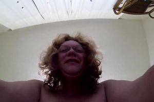 My unsightly white wife with obese rolls rides my dick