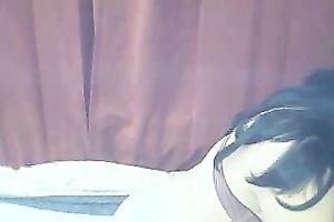 Busty and delectable web camera model from India in sexy brassiere