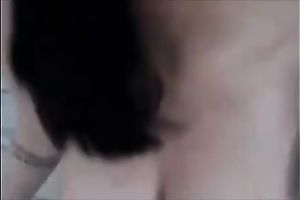 Incredible breasty brunette hair pleases herself on livecam