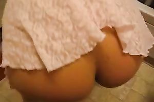 Merciless buttfucking my small golden-haired Russian girlfriend