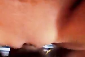 I team fuck soaking bald cum-hole of my playful GF and leave her ball cream pie