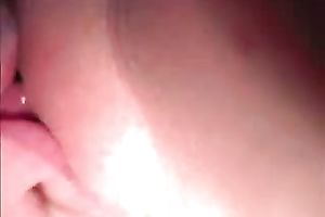 Check out how I eat constricted bawdy cleft of my fuck buddy on POV vid