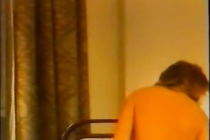 Sweet and sexually excited redhead chick blowing wang on the sofa