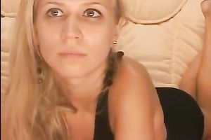Fantastic blond legal age teenager doesn't even need to striptease to turn me on