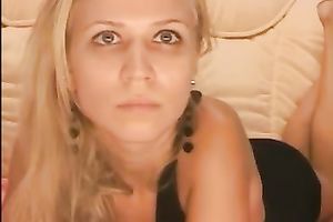 Fantastic blond legal age teenager doesn't even need to striptease to turn me on